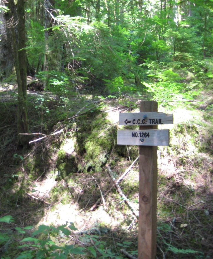 CCC Trail sign