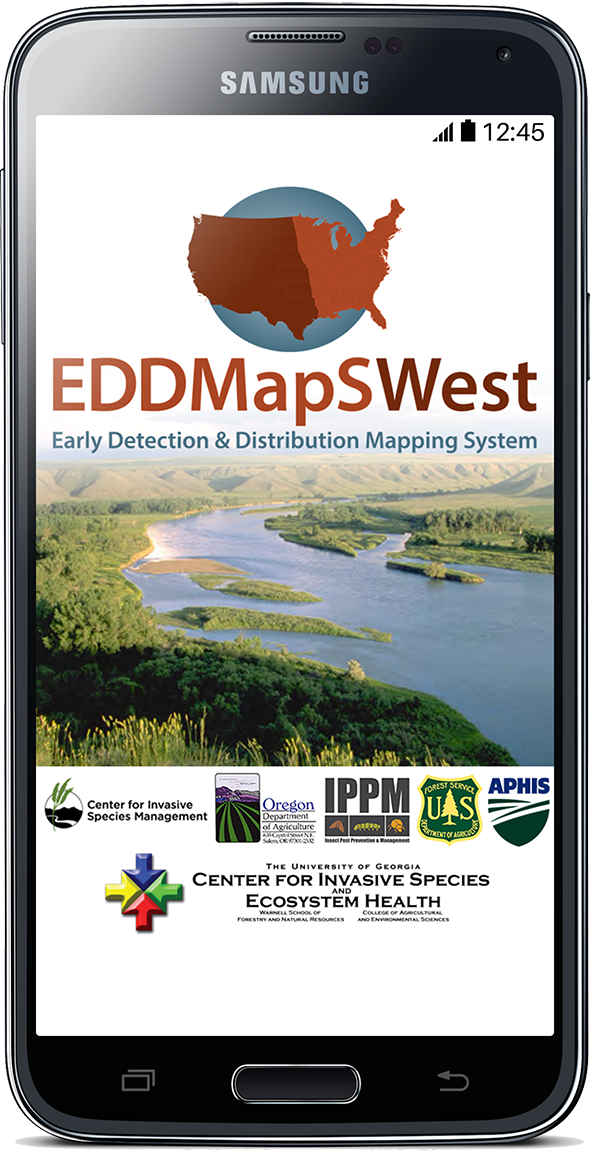 EDDMapSWest app cover image